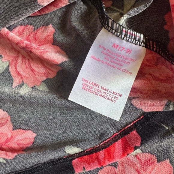 Floral Black and Red Dress - Picture 4 of 7